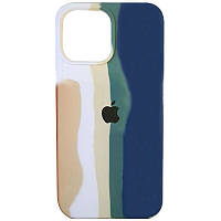Чехол Silicone case Full Rainbow для Apple iPhone 13 Pro Max (6.7") Silicone case Full Rainbow для Apple
