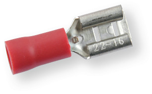 Клемма обжимная изолированная МАМА красная 6,3х0,8 мм - фото 1 - id-p409919936