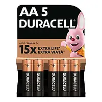 Батарейка Duracell Alkaline Basic 5006188 АА, 5 шт