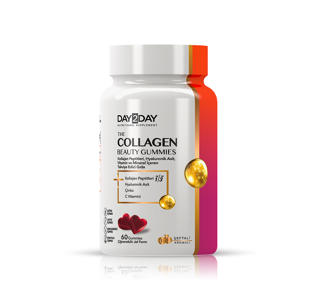 Day2Day The Collagen Beauty Gummies дієтична добавка з колагеном, Q10 та вітаміном С