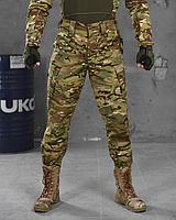 Мужские тактические летние брюки мультикам рип стоп для военнослужащих, Армейские штаны с манжетами весна зсу