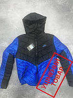 (УЦЕН.) Куртка Nike сине-черная синяя и черная SND