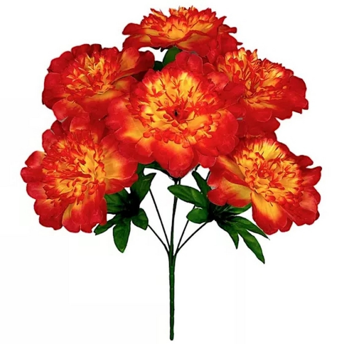Штучні квіти букет півонії, 42 см (20 шт. в уп), фото 1
