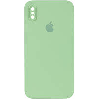 Уценка Чехол Silicone Case Square Full Camera Protective (AA) для Apple iPhone XS Max (6.5") SND