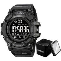 Годинник наручний чоловічий SKMEI 2053BK BLUETOOTH, BLACK, водонепроникний чоловічий годинник. Колір: чорний SND