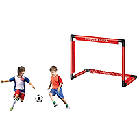 Игровой набор для футбола 2в1 детский, Ворота футбольные для игры на улице с мячем