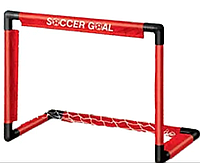 Качественный набор для футбола Soccer Goal, Детские футбольные ворота с мячем для улицы