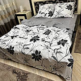 Якісна постільна білизна євро розміру "Бязь Gold" Розмір 200*215, фото 6