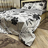Якісна постільна білизна євро розміру "Бязь Gold" Розмір 200*215, фото 8