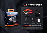 Налобний ліхтар FENIX HL32R-T Black (800LM, Luminus SST20, 1900mAh, USB-C, Індикатор заряду), фото 10