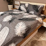 Якісна постільна білизна євро розміру "Бязь Gold" Розмір 200*215, фото 6