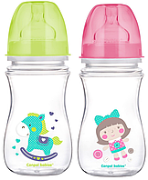 Бутылка антиколиковая 240мл пластик с широким отверстием Canpol babies Easystart