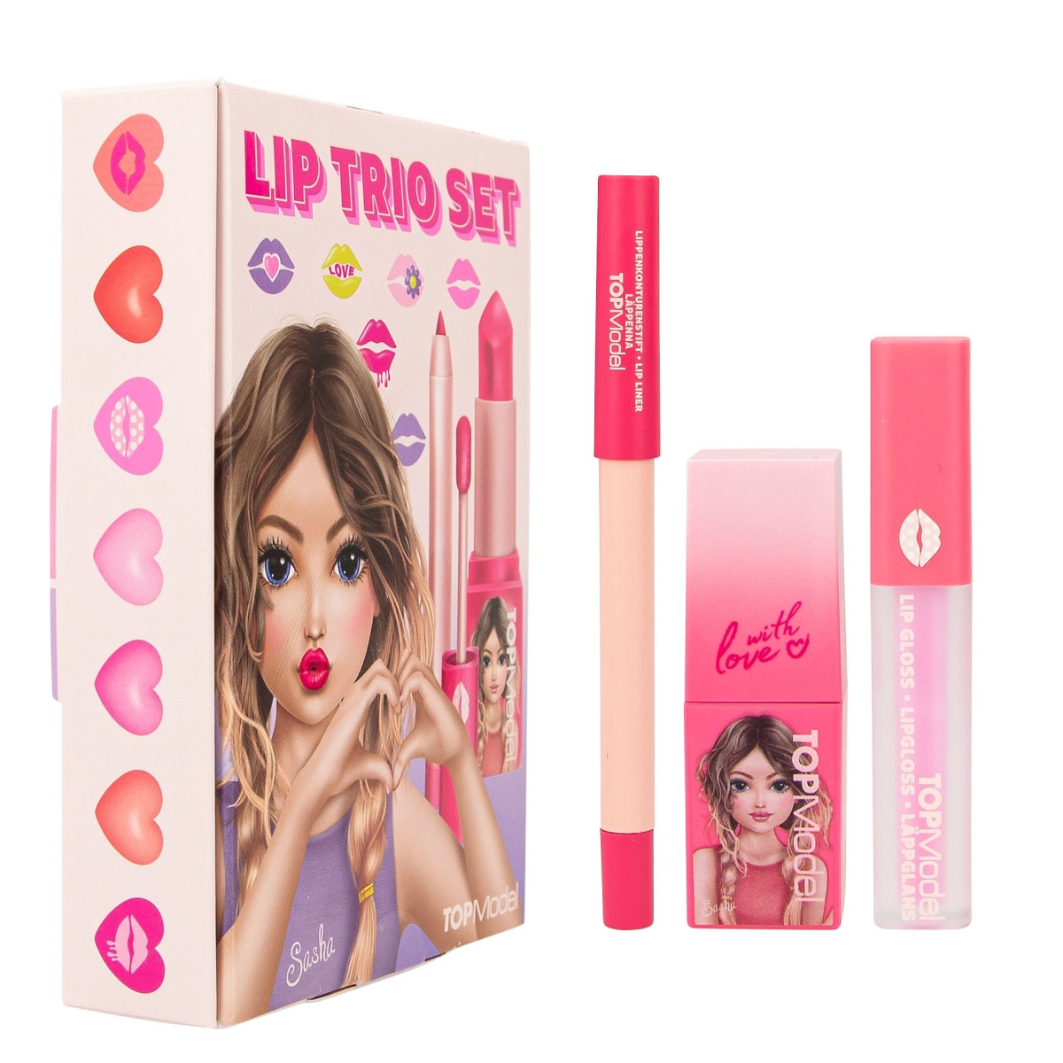 Набір для губ Top Model Lip Trio Set BEAUTY and ME дитяча косметика Топ Модел 12812, фото 1