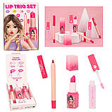 Набір для губ Top Model Lip Trio Set BEAUTY and ME дитяча косметика Топ Модел 12812, фото 2