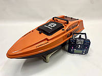 Карповый кораблик Runferry SOLO Optima Orange GPS Автопилот Глубиномер в Подарок