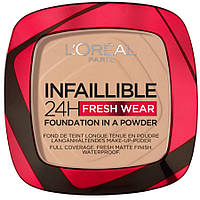 L'Oreal Paris Infaillible 24H Fresh Wear Foundation In A Powder матирующая пудра оттенок 130 True Beige 9 г