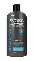 Schwarzkopf Syoss Men Clean & Cool шампунь для нормальных и жирных волос 440 мл (6373750)