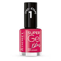 Rimmel Super Gel гель-лак для ногтей 024 Красный Имбирь 12 мл (6068824)