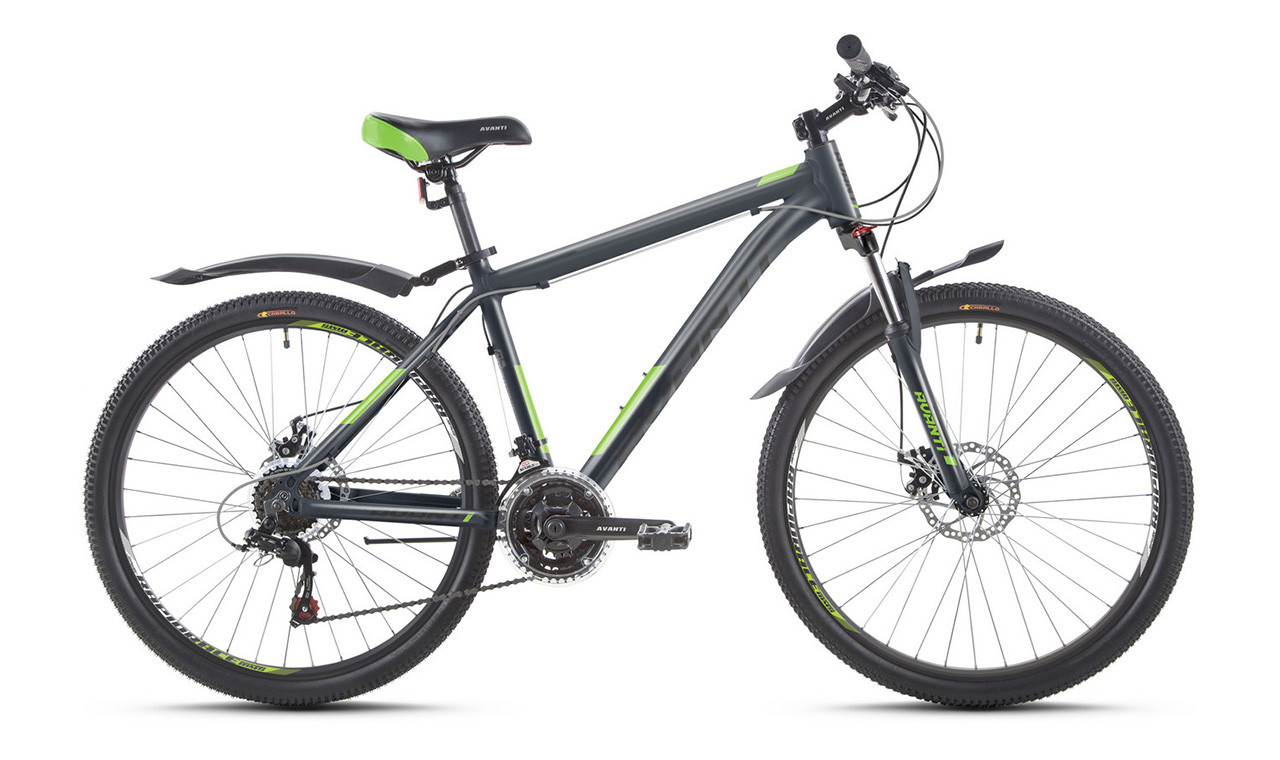Велосипед гірський MTB 26 Avanti Smart Lockout 17 сірий із зеленим