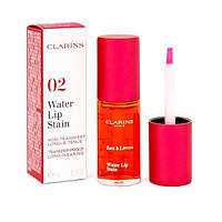 Clarins, Краска для губ Water Lip, краситель для губ, 02 водный апельсин, 7 мл (6462221)
