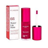 Clarins, Пятно для губ Water Lip, краситель-вода для губ, 03 вода красная, 7 мл (6462222)