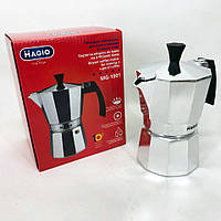 Гейзерная кофеварка Magio MG-1001, гейзерная турка для кофе, гейзерная кофеварка из нержавейки SND