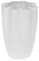 Ваза фарфоровая Stone Flower "Фиори" Ø12х17см, белая матовая SND