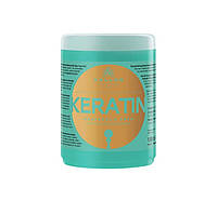 Kallos Keratin маска для сухих и ломких волос с кератином и экстрактом молочного белка 1000 мл (6165028)