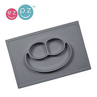 EZPZ Happy Mat силиконовая пластина с накладкой 2в1 серый (5943648)