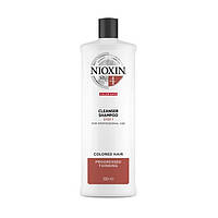 Nioxin System 4 Cleanser Shampoo очищающий шампунь для значительно редеющих окрашенных волос 1000 мл (7546189)