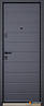 Вхідні двері модель Solid 76 сірі Defender, ABWEHR 860/960, фото 2