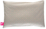 Материнство Розовые квадраты плоская подушка 45х30 см (6442491)
