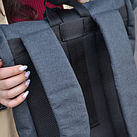 Рюкзак Ролл Топ. Дорожня сумка, сумка для походу. Модель №9237. DT-115 Сірий колір