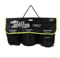 Комплект защиты для катания на велосипеде и скейте "Maraton No Fear" (чёрный).