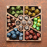 Коробка для ігрових кубиків (Dungeons and Dragons) Набори кубиків у вартість не входять., фото 3