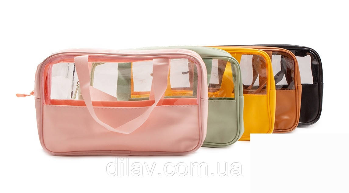 Косметичка жіноча, різні кольори. 17*7.5*27.5, фото 1