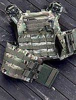 Плитоноска с системой быстрого сброса и боковые карманы под баллистические пакеты SND