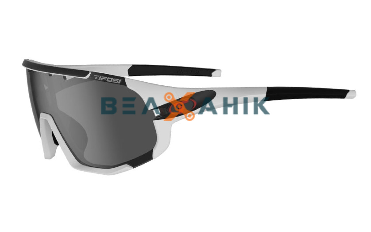 Окуляри Tifosi Sledge Matte White з лінзами Smoke/AC Red/Clear, фото 1