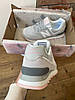 Жіночі кросівки New Balance 574 Gray Pink сіро-рожеві Нью Беланс замш сітка весна осінь літо, фото 7