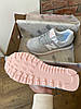 Жіночі кросівки New Balance 574 Gray Pink сіро-рожеві Нью Беланс замш сітка весна осінь літо, фото 8
