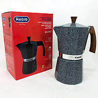 Гейзерна кавоварка Magio MG-1012, кавоварка для дому, гейзерна турка для кави, кавник гейзерний SND