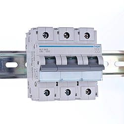 Автоматичний вимикач 3P 10kA C-80A 4,5 M, Hager HLF380S