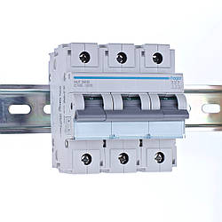 Автоматичний вимикач 3P 10кА C-100A 4,5M, Hager HLF390S