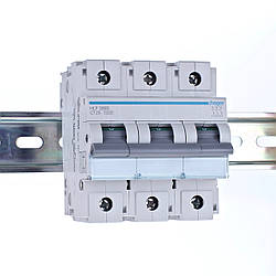 Автоматичний вимикач 3P 10кА C-125A 4,5M, Hager HLF399S