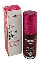 Clarins, Water Lip Stain 07 Violet Water, вода-краситель для губ, 7 мл (6734128)