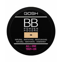 Gosh BB Powder прессованная пудра для лица оттенок 06 Warm Beige 65 г (6680851)