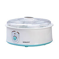 Йогуртница электрическая Sokany Yogurt Maker с баночками и таймером