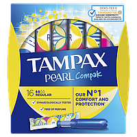 Tampax Pearl Compak Regular тампоны с аппликатором 16 шт. (6827315)