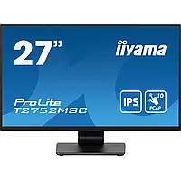 Монитор 27" IIYAMA ProLite T2752MSC-B1 IPS безрамочный/сенсорный экран Черный