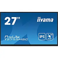 Монитор 27" IIYAMA ProLite T2755MSC-B1 IPS безрамочный/сенсорный экран Черный